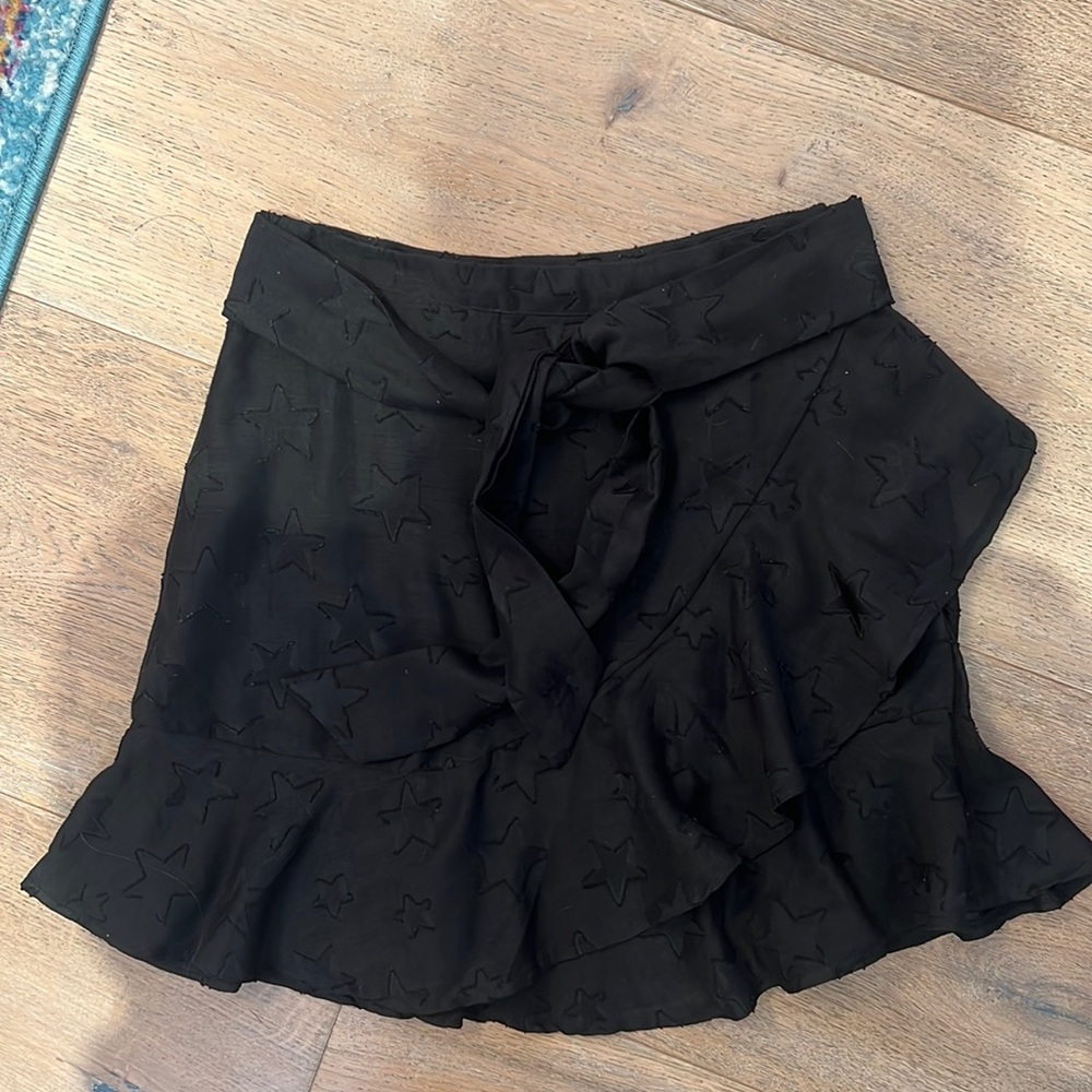 Black Mink Skirt